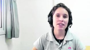 Natalia Gattinoni, licenciada en Ciencias de la Atmósfera del Instituto de Clima y Agua de Inta Castelar.