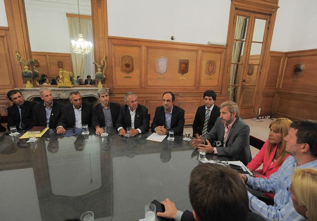 Intendentes santafesinos se reunieron con el ministro del Interior