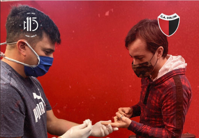 Colón inició los trabajos en el predio con grandes ausencias