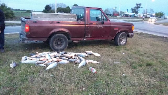 El hombre de 72 años años prendió fuego los pescados en la banquina.&nbsp;