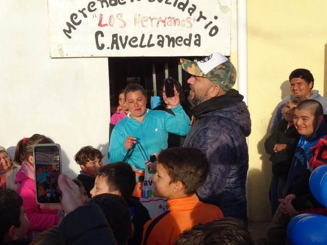 Fútbol, solidaridad y un mensaje para los chicos
