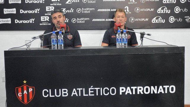 Diego Pozo y Arnaldo González dieron una conferencia de prensa.