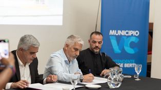 Bartolacci y Berti rubricaron el convenio para la integración del Instituto de Formación con el Punto UNR.