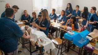 Comisión de Enfermería en la sala de simulación.&nbsp;