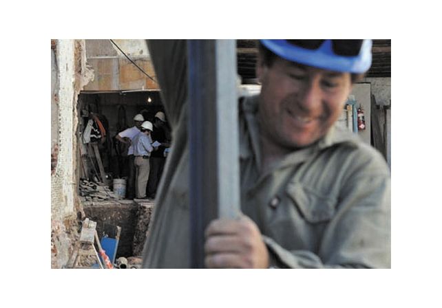Construcción: empleo creció un 9,5 por ciento