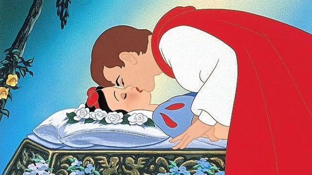 El beso del príncipe a Blancanieves&nbsp;