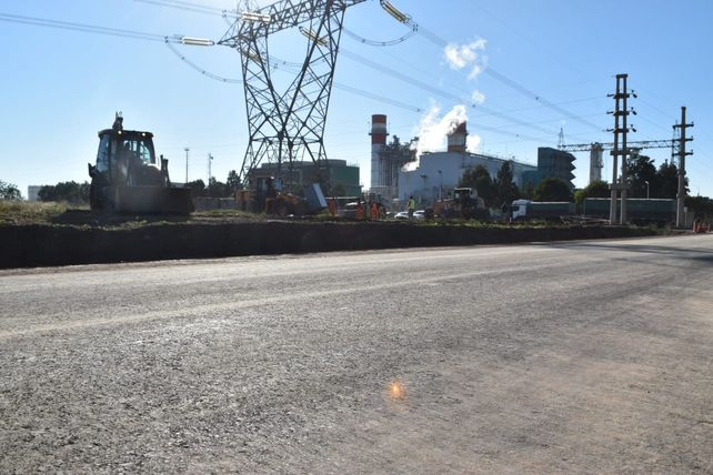 Puerto San Martín genera obras para mejorar la circulación del tránsito pesado que va hacia los puertos