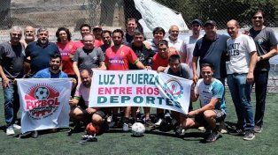 El sindicato de Luz y Fuerza realizó un encuentro deportivo en Villaguay