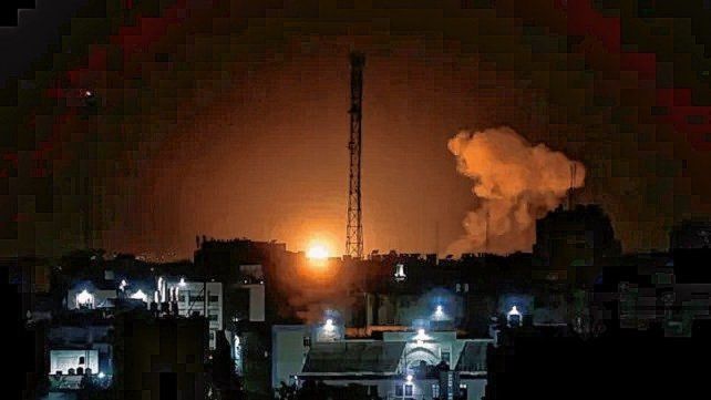 Imagen del ataque de Irán hacia Israel. Imagen del ataque de Irán hacia Israel.