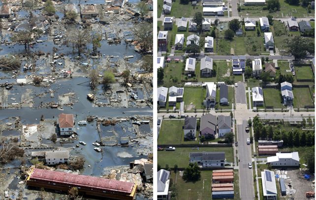 Caos y devastación. En 2005