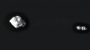 Lucy sorprendió a la Nasa: un doble asteroide orbita a otro