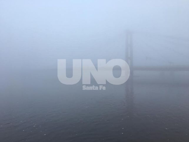 Así se veía el Puente Colgante a plena tarde del viernes: las imágenes