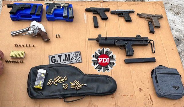 La ametralladora FMK-3 fue secuestrada en Rosa Blanca al 6900.