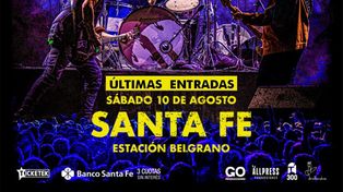 Furor por el show de Divididos en Santa Fe