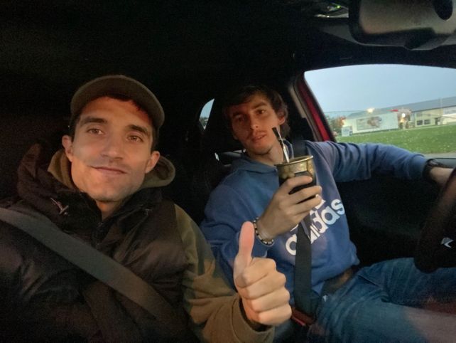 Manuel Llano y Jerónimo Cacciabue en Legnica