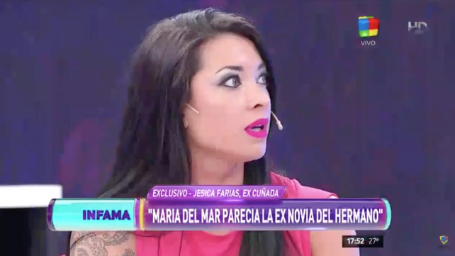 Ex cuñada de María del Mar la tildó de manipuladora y habló de un enamoramiento