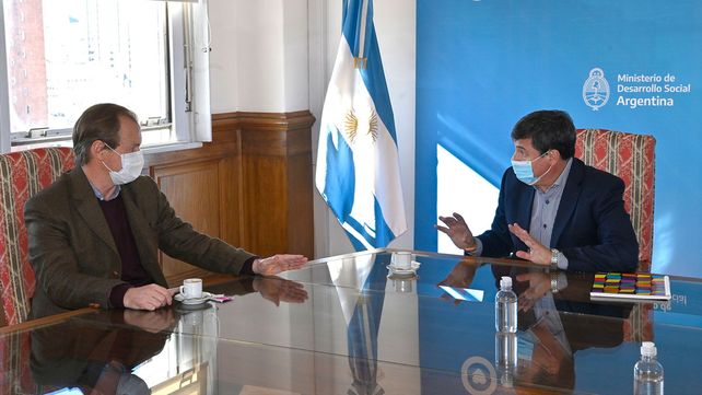 Bordet mantuvo un encuentro con el ministro de Desarrollo Social
