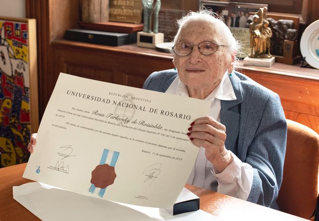 Adiós a Rosa Roisinblit: la referente de Abuelas de Plaza de Mayo nacida en Moisés Ville murió a los 106 años