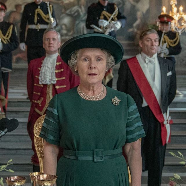 Imelda Staunton es la reina Isabel II. 