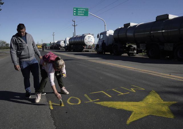 Una estrella por Milton Ferreyra, uno de los niños fallecidos en 2017. 