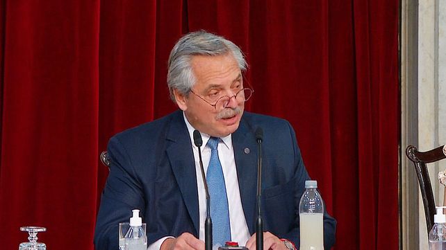 El presidente Alberto Fernández abre las sesiones legislativas
