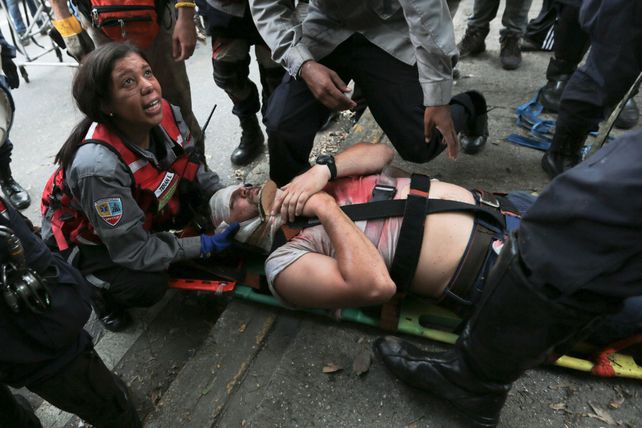 Manifestantes chocaron con las fuerzas de seguridad.