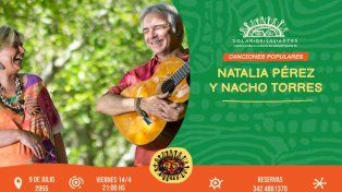 Natalia Pérez y Pancho Torres en el Solar de las Artes