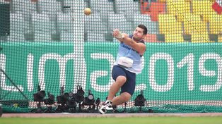 Joaquín Gómez, campeón nacional de lanzamiento del martillo, clasificó por ubicación en el ranking mundial.