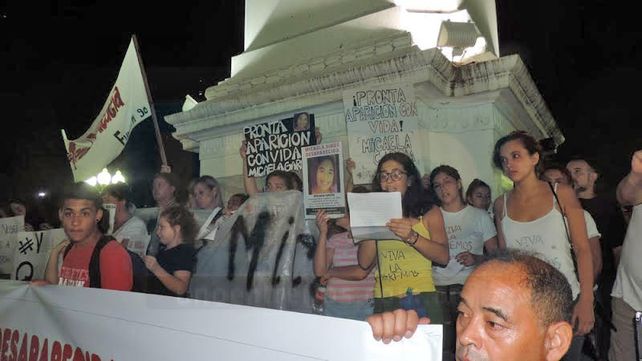 En Concepción una multitud pidió por la aparición con vida de Micaela