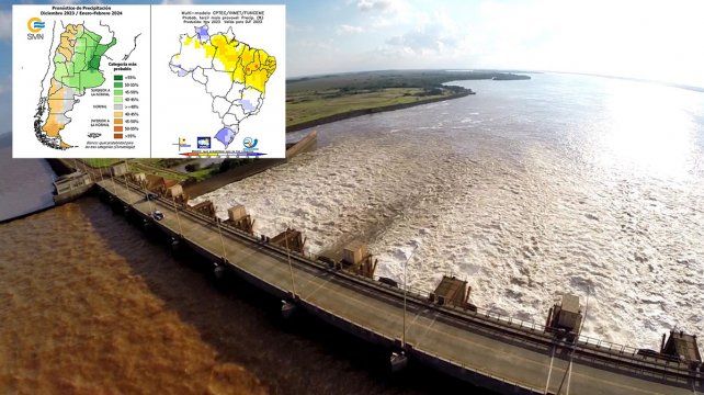 La Entidad Binacional Yacyretá (EBY) advirtió que hasta marzo se prevén aguas altas en el río Paraná por la corriente de El Niño