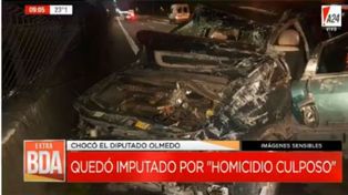 El diputado Olmedo, involucrado en un choque fatal