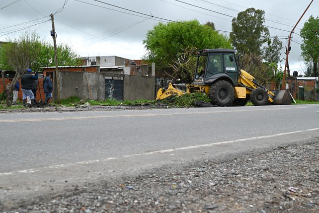 Jornada intensa en VGG para asistir a los barrios más afectados por el temporal