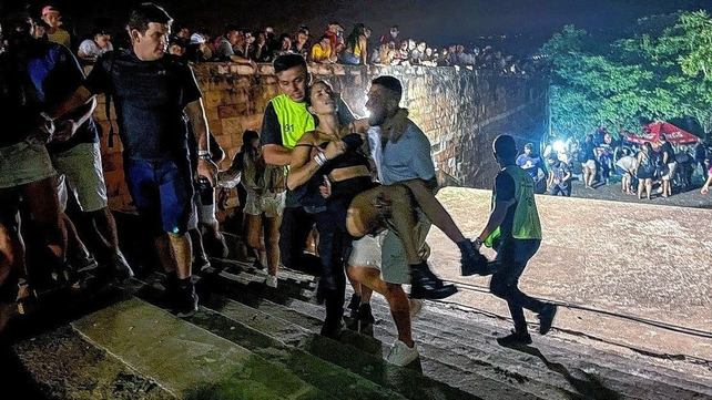 Los videos del asesinato de la mujer del exjugador de Colón