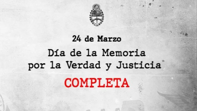 Así comienza el video difundido en los primeros minutos de hoy por la Casa Rosada.