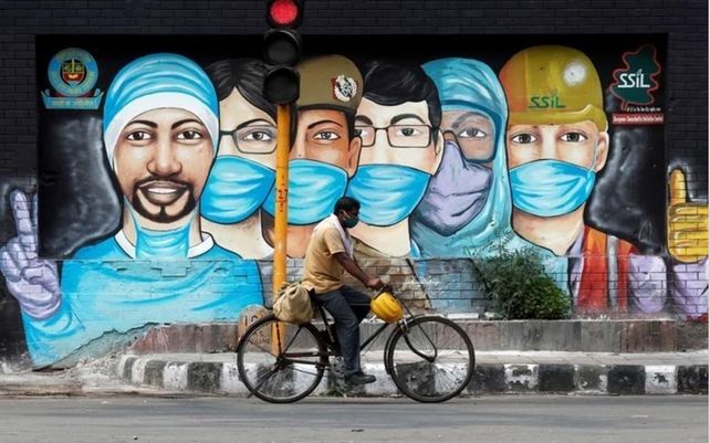 El arte urbano se inspira en la pandemia