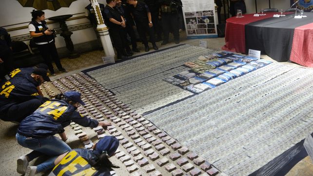 Evidencia. Cocaína incautada a la red liderada desde la cárcel de Piñero.