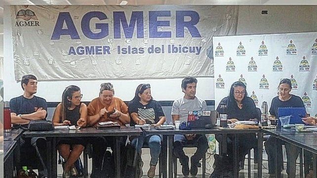 El Plenario de Agmer tuvo lugar este viernes en Ibicuy.