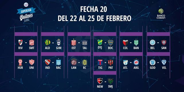 El programa completo de la Superliga 2018/19