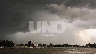 Bajó más de 10 grados la temperatura y sigue vigente un alerta por tormentas