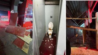 Destrozos, sangre y locura: así quedó el estadio de Independiente tras la barbarie.