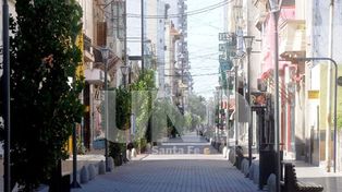 La Peatonal con poca actividad durante este feriado largo de carnaval