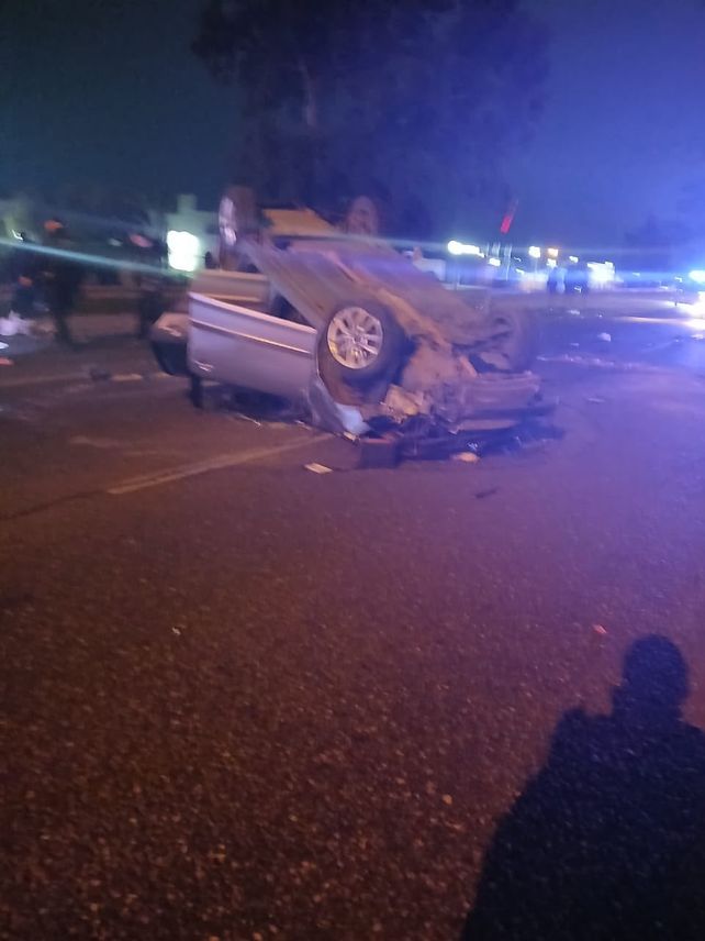 El siniestro ocurrió este domingo por la madrugada