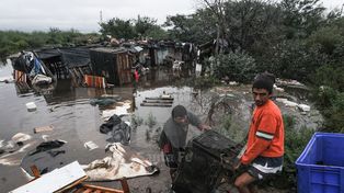 Ya son 23 las familias asistidas por la creciente del Salado
