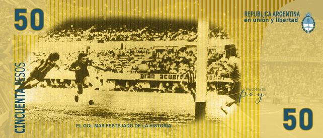 Central: comerciantes de Arroyito lanzan el Aldopeso para celebrar los 50 años de la Palomita de Poy