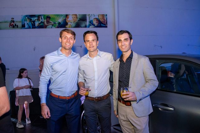 Gonzalo Pesado Castro, Gabriel Gramatica y Esteban Díaz
