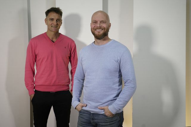 Guillermo García e Ignacio Negri, dos de los socios de la editorial de juegos de mesa Tëkun.