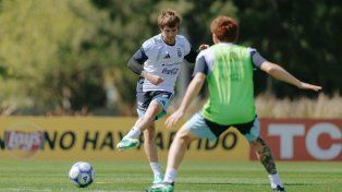 El primer equipo que paró Scaloni de cara a los amistosos de la Selección Argentina