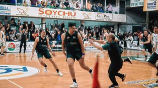 Maxi Robledo marcó 24 puntos y fue la figura del partido el viernes por la noche&nbsp;
