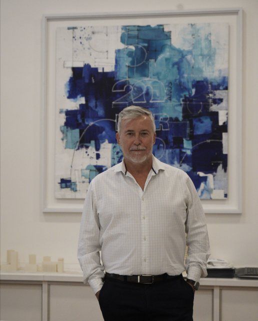 Gabriel Redolfi en las oficinas de MSR Inversiones y Desarrollos.