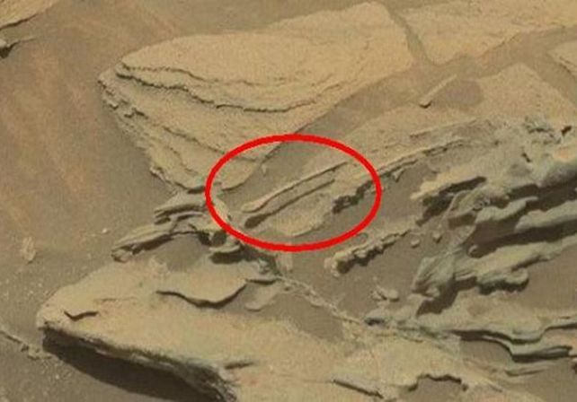 La Nasa explicó la imagen de la cuchara flotante en Marte